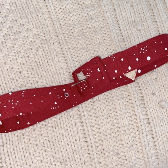 Vintage red dress size medium - Picture 6 of 9